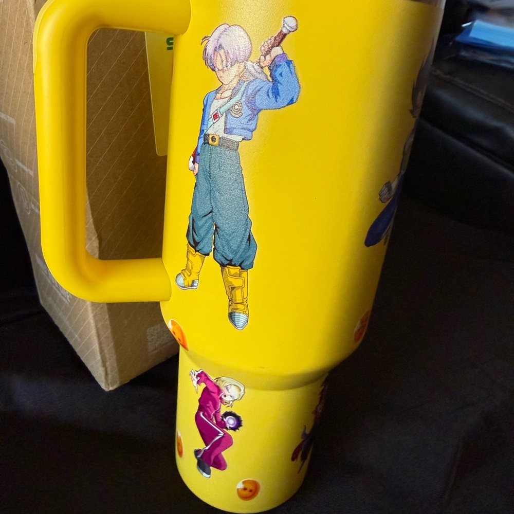 New Stanley 40oz Yellow Dragon Ball Z Tumbler with Straw - Picture 7 of 9